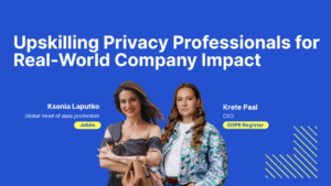 Privacy certification Webinar with Krete Paal and Ksenia Laputko